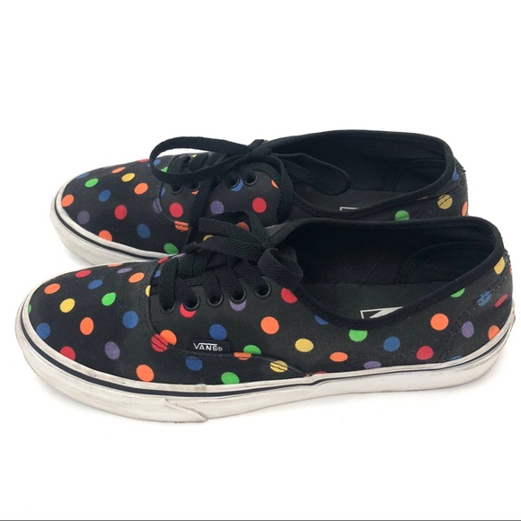 vans black multicolor